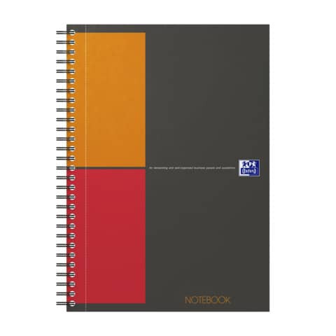 Notebook Connect - Collegeblock, B5, kariert, 80 Blatt, Hardcover, 4 Eckmarkierungen zum scannen