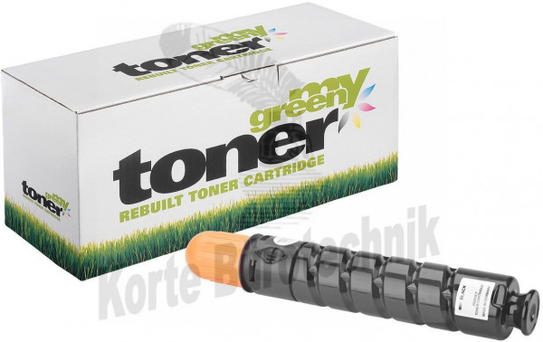 my green toner Toner-Kit schwarz (111488) ersetzt C-EXV33BK