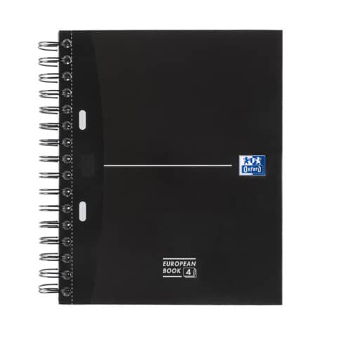 Office European Book - A5+, 5mm kariert, 100 Blatt, sortiert