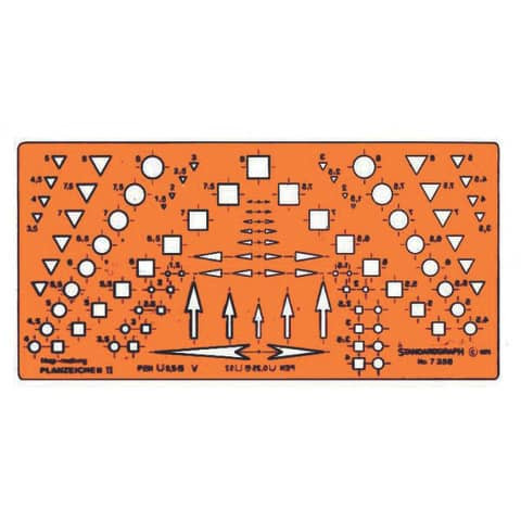 Planzeichenschablone II