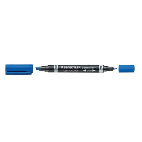 Folienstift Duo perm. blau STAEDTLER 348 B-3 Lumocolor