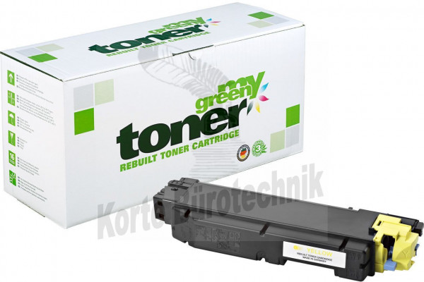 my green toner Toner-Kit gelb (152887) ersetzt TK-5290Y