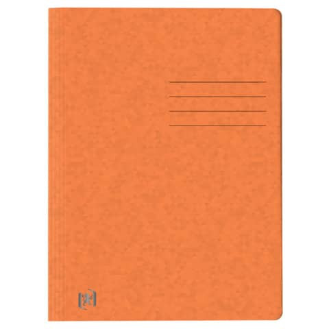 Schnellhefter TOP FILE+ - A4, Karton 390g/qm, kfm. und Amtsheftung, orange