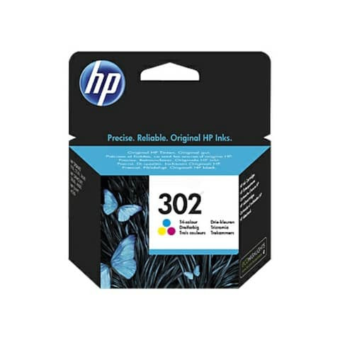 Original HP Druckkopfpatrone color (F6U65AE,F6U65AE#ABE,F6U65AE#BA3,F6U65AE#UUS,302,302C,302COLOR,NO