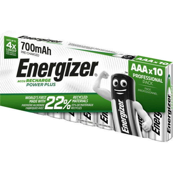 Batterie Akku AAA/HR03 10ST PowerPlus ENERGIZER E300626404 700 mAh