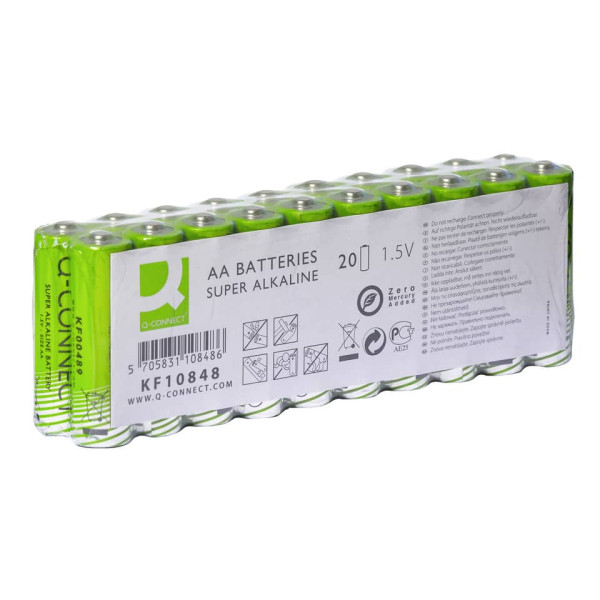 Batterie AA/LR6 20ST grün Q-CONNECT KF10848 Mignon