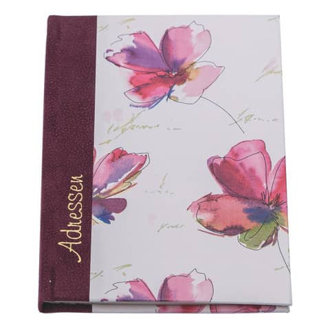 Adressbuch Blume Aquarell GAPYRUS 75317 A6