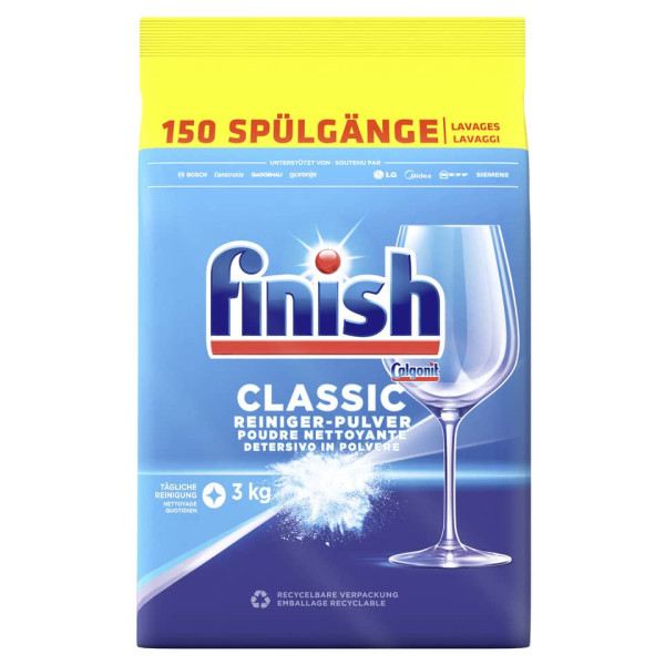 Geschirrspülpulver Finish Calgonic Classic XXL 3 kg FINISH 3251438