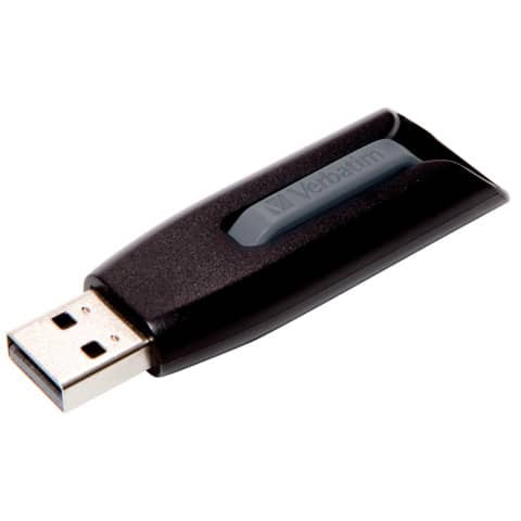 VERBATIM USB Stick 3.0 V3 Drive - 256 GB, schwarz