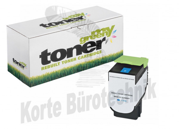 my green toner Toner-Kit cyan HC (161308) ersetzt 702HC