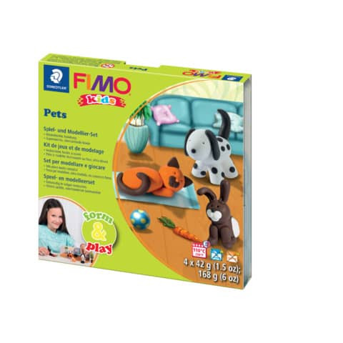 Modellierset Fimo Kids Pet STAEDTLER 803402LY Form&Play