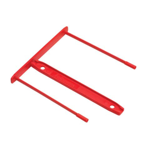 Bankers Box® Archivclip - Kunststoff, rot, 100er Pack