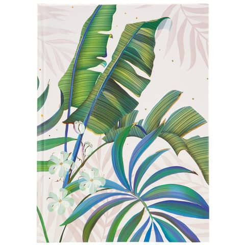 Notizbuch A5 Tropical weiß TURNOWSKY 64 366 blanko