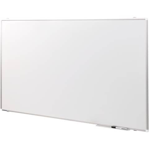 Whiteboardtafel Premium Plus - 150 x 100 cm, weiß, magnethaftend, Wandmontage