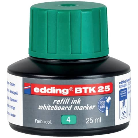 BTK 25 Nachfülltusche - für Boardmarker, 25 ml, grün