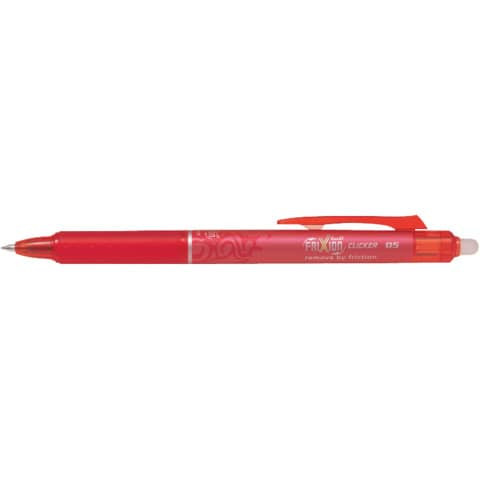 Tintenroller FriXion Clicker - 0,3 mm, rot, radierbar