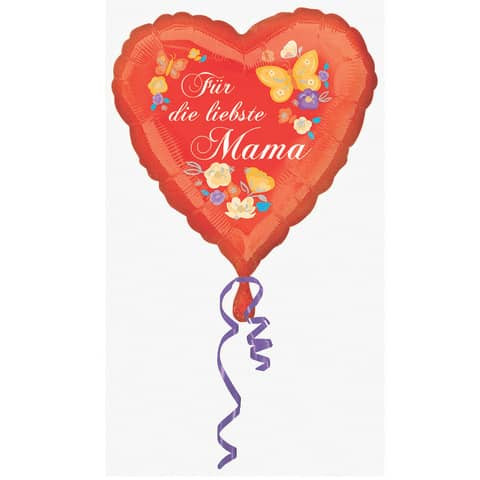 Folienballon Für die liebste Mama 3374901 Herz