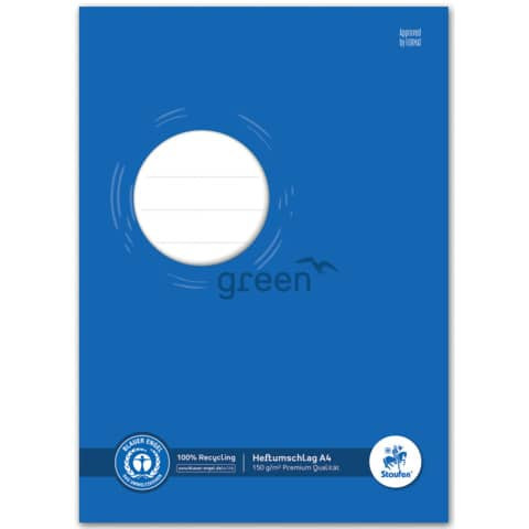 Heftschoner A4 150g blau Recyclingpapier STAUFEN GREEN 794004601