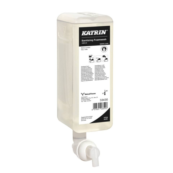 Schaumseife Sanitizing Foamwash 1000 ml KATRIN 33430