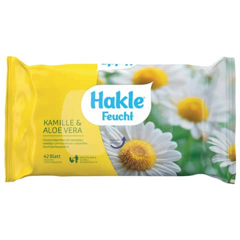 Toilettentücher Kamille + Aloe Vera - feucht, 42 Stück