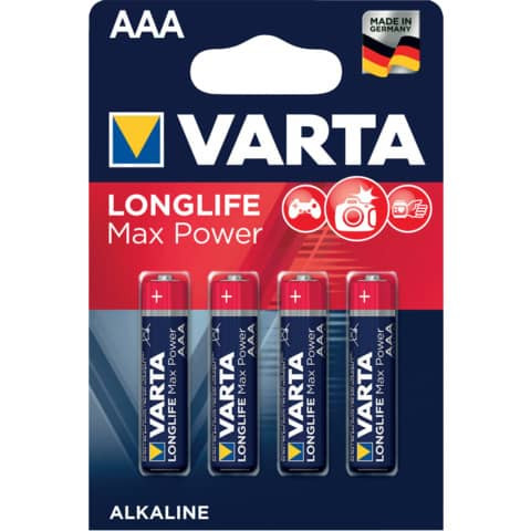 Batterien LONGLIFE Max Power - Micro/LR03/AAA, 1,5 V