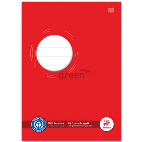 Heftschoner A4 150g rot Recyclingpapier STAUFEN GREEN 794004615