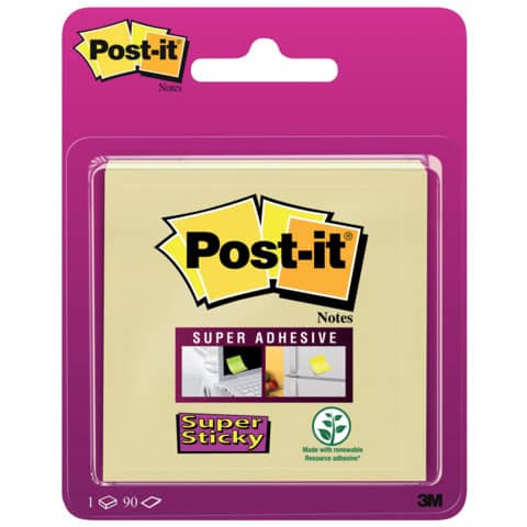 Haftnotizblock 76x76mm gelb POST-IT 6920SS-CY