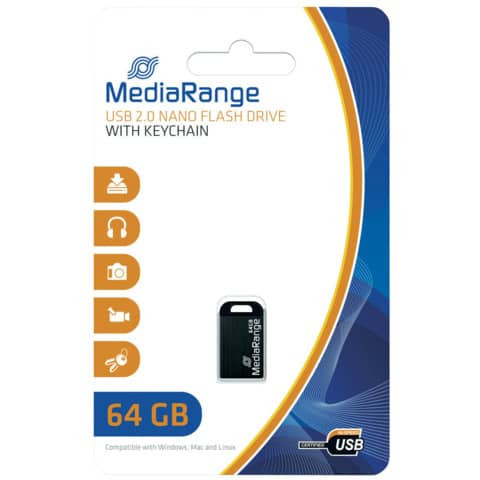 USB Stick mini 64GB MEDIARANGE MR923 2.0