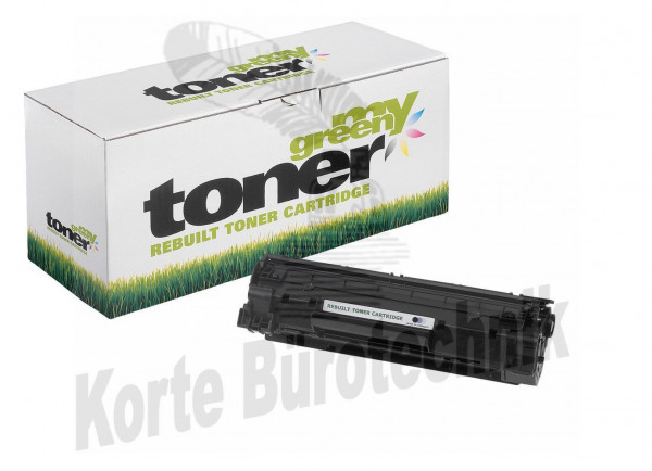 my green toner Toner-Kartusche schwarz (132322) ersetzt 85A, 725