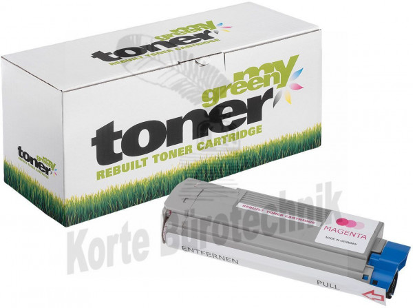 my green toner Toner-Kit magenta (180408) ersetzt 43865722