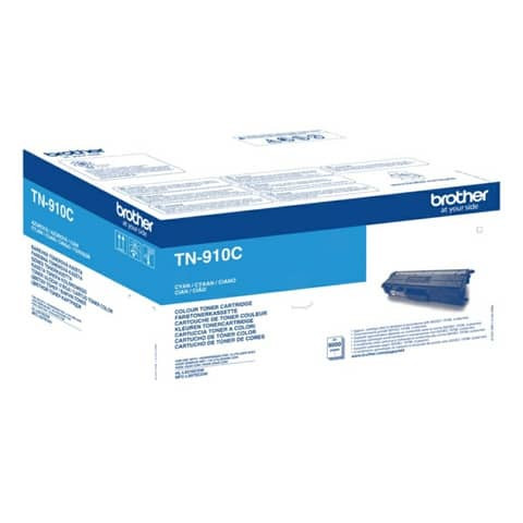 Original Brother Toner-Kit cyan (TN-910C)