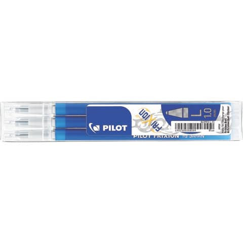 Tintenrollermine FriXion BLS-FR10 - 0,5 mm, blau, 3er Pack