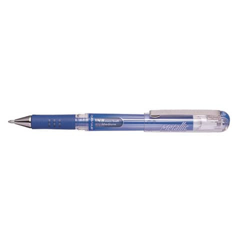 Gelschreiber Hybrid met. blau PENTEL K230-MCO Grip DX