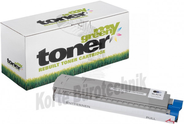 my green toner Toner-Kit schwarz (181788) ersetzt 44059168