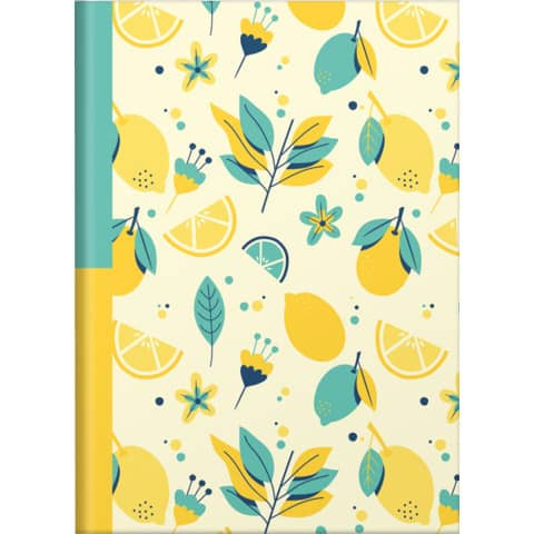 Notizbuch A5 96BL kariert Fresh Lemons RNK 46791