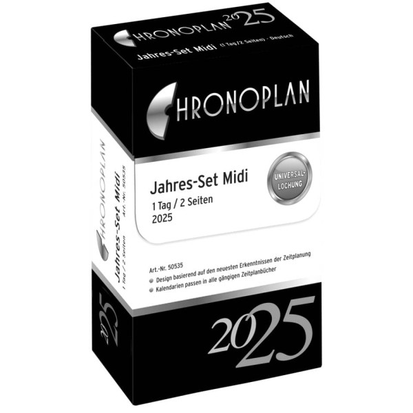 Jahres-Set Midi 2025 CHRONOPLAN 50535