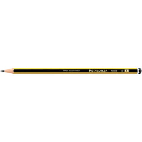 Noris® Bleistift 120 - B, gelb-schwarz