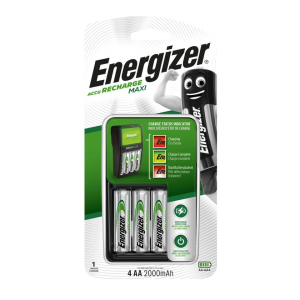 Ladegerät +4xAA ws./grün ENERGIZER E300321202 MaxiCharge