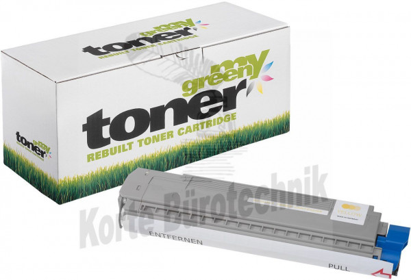 my green toner Toner-Kit gelb (181818) ersetzt 44059165