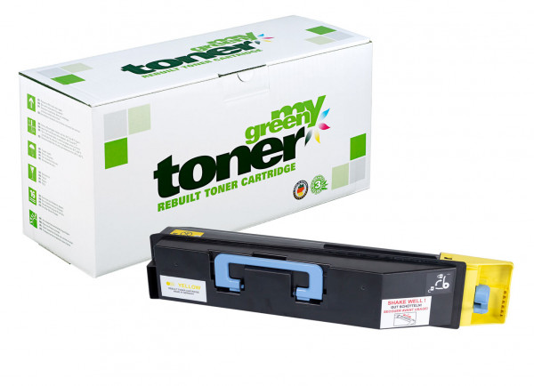 my green toner Toner-Kit gelb (152665) ersetzt TK-880Y