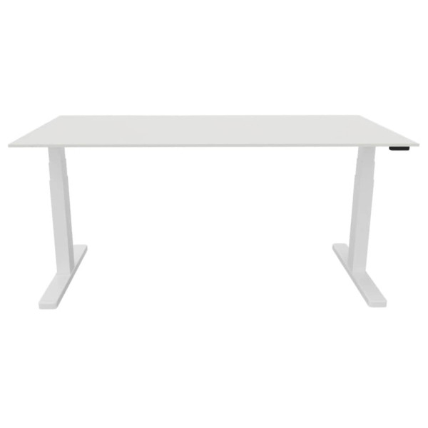 Schreibtisch elektrisch höhenverstellbar, 160x80cm, weiß/weiß Q-CONNECT KF14150