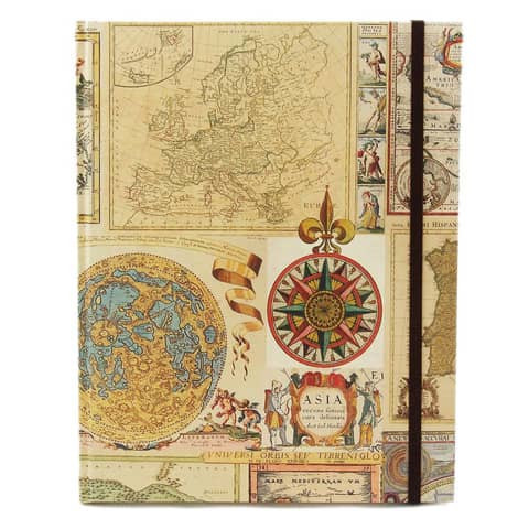 Notizbuch A5 World Atlas GAPYRUS 55915 blanko