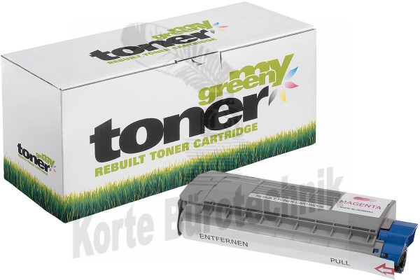 my green toner Toner-Kartusche magenta (181528) ersetzt 45396302