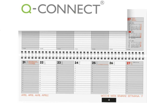 Tischkalender 2025 quer Q-CONNECT 772