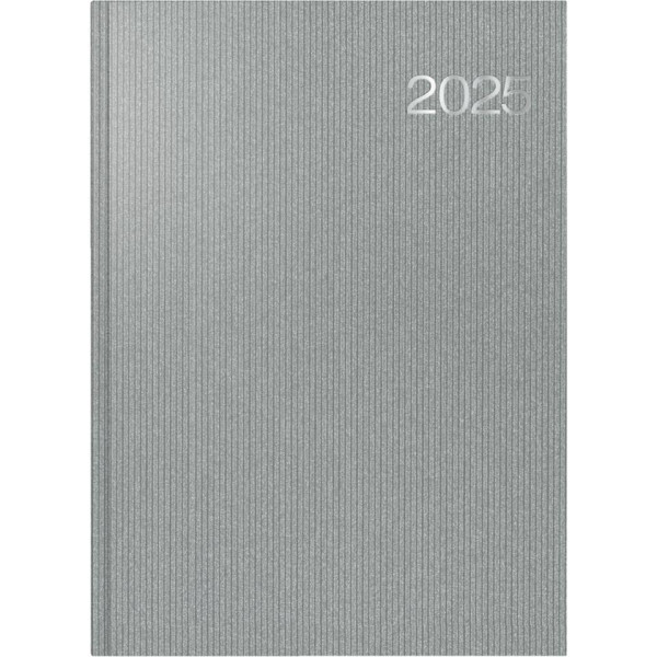 Buchkalender Conform 2025, 21x29,7cm, Kunststoff, silber metallic RIDO 70-27 505 905