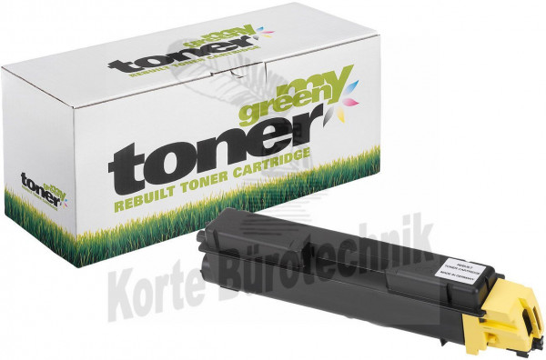 my green toner Toner-Kit gelb (150777) ersetzt TK-580Y