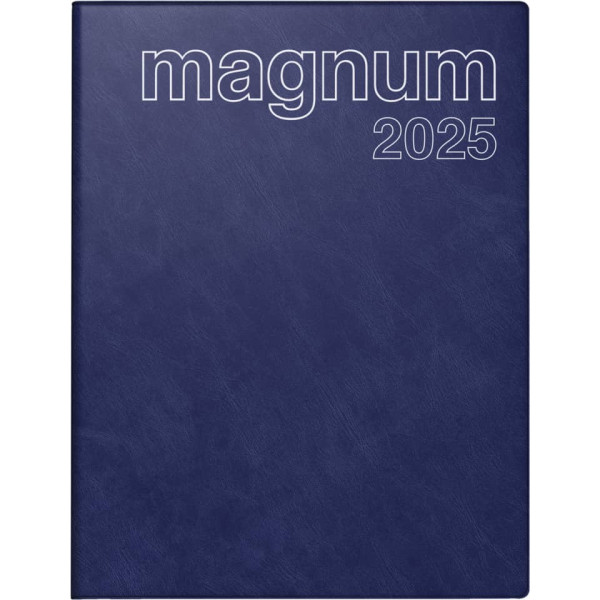 Buchkalender Magnum 2025, 18,3x24cm, dunkelblau RIDO 70-270 42 385