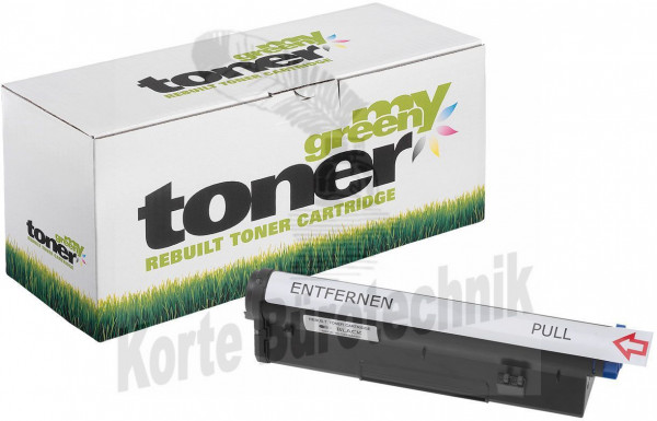 my green toner Toner-Kit schwarz HC (180118) ersetzt 43502002