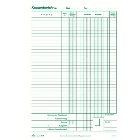 Kassenbuch A4 100BL RNK 3148