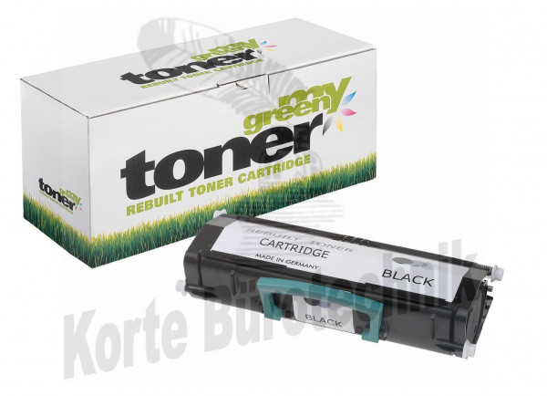 my green toner Toner-Kartusche schwarz HC plus (160646) ersetzt X463X21G